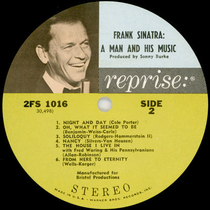 Frank Sinatra : A Man And His Music (2xLP, Album, Gat)