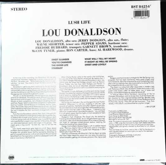 Lou Donaldson : Lush Life (LP, Album, RE, DMM)