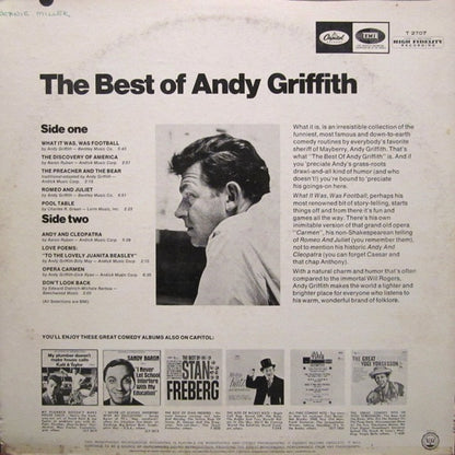 Andy Griffith : The Best Of Andy Griffith:  A Program Of His Greatest Comedy Hits (LP, Comp)