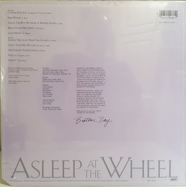 Asleep At The Wheel : Asleep At The Wheel (LP, Album, Glo)