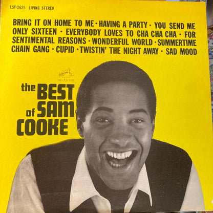 Sam Cooke : The Best Of Sam Cooke (LP, Comp, RE, Ind)