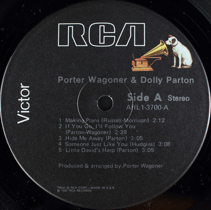 Porter Wagoner And Dolly Parton : Porter & Dolly (LP, Album, Ind)