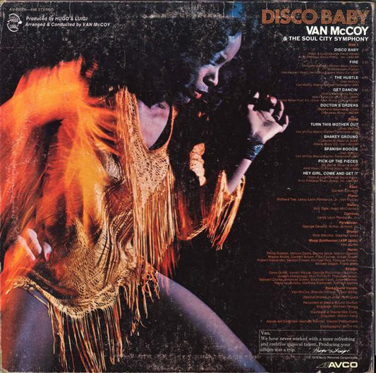 Van McCoy & The Soul City Symphony : Disco Baby (LP, Album, San)
