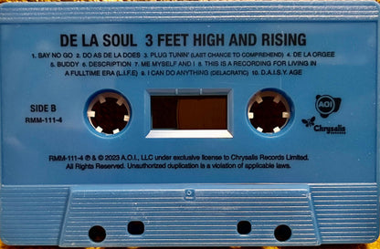 De La Soul : 3 Feet High And Rising (Cass, Album, RE, Blu)