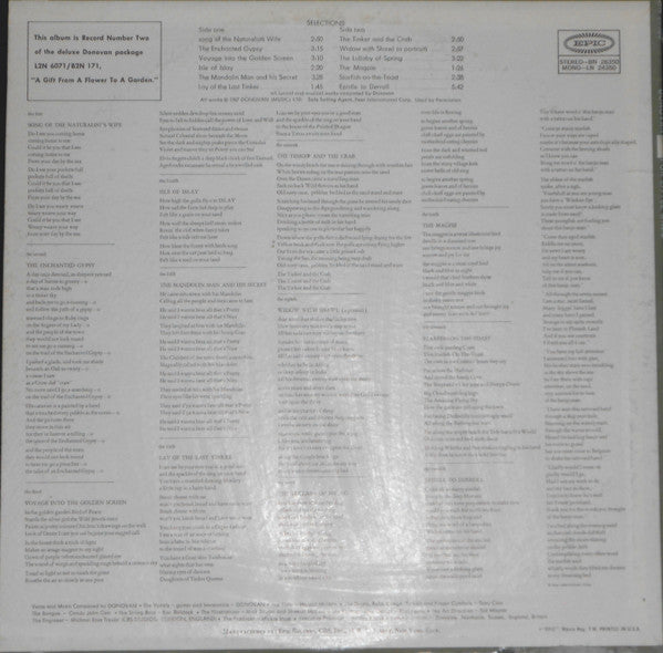 Donovan : For Little Ones (LP, Album, Pit)