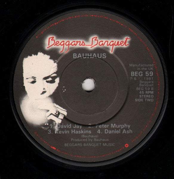 Bauhaus : The Passion Of Lovers (7", Single)