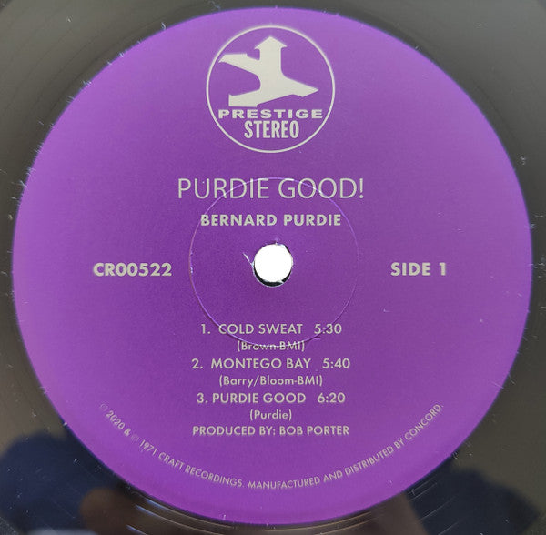 Bernard Purdie : Purdie Good! (LP, Album, RE, RP, 180)
