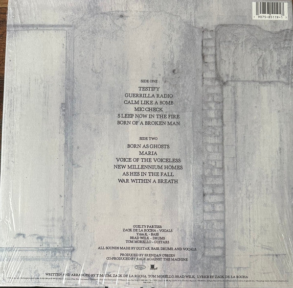 Rage Against The Machine : The Battle Of Los Angeles (LP, Album, RE, 180)