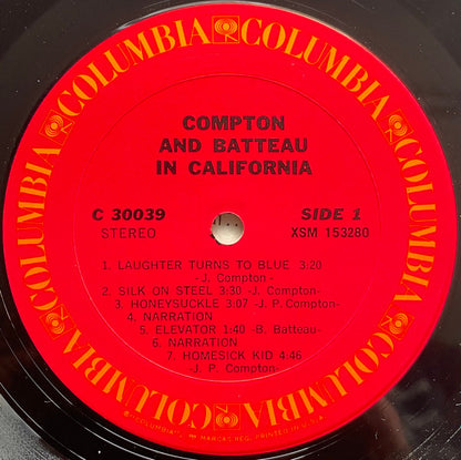 Compton & Batteau : In California (LP, Album, Pit)