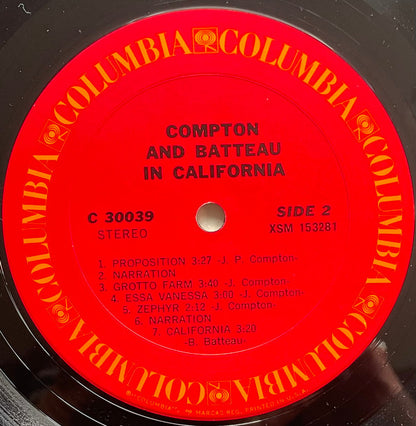 Compton & Batteau : In California (LP, Album, Pit)