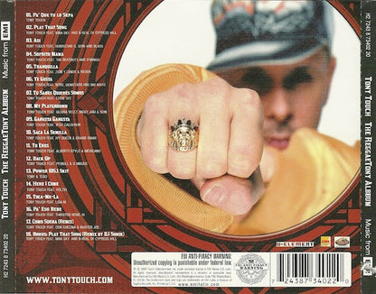 Tony Touch : The ReggaeTony Album (CD, Album)