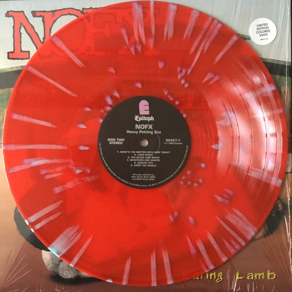 NOFX : Eating Lamb (LP, Album, Ltd, RE, RP, Red)