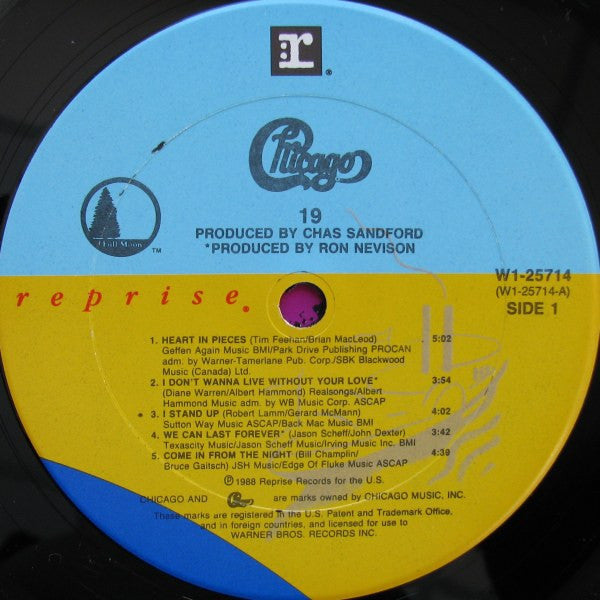 Chicago (2) : Chicago 19 (LP, Album, Club, Car)