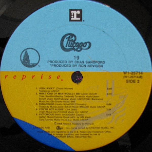 Chicago (2) : Chicago 19 (LP, Album, Club, Car)