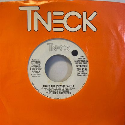 The Isley Brothers : Fight The Power (7", Promo, Styrene, Pit)