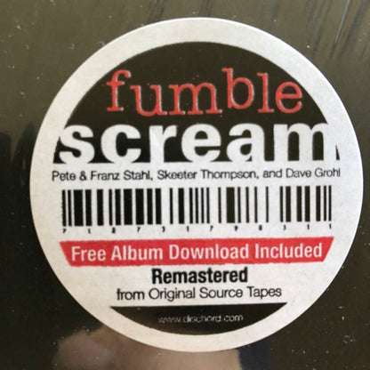 Scream (2) : Fumble (LP, Album, RE, RM, Yel)