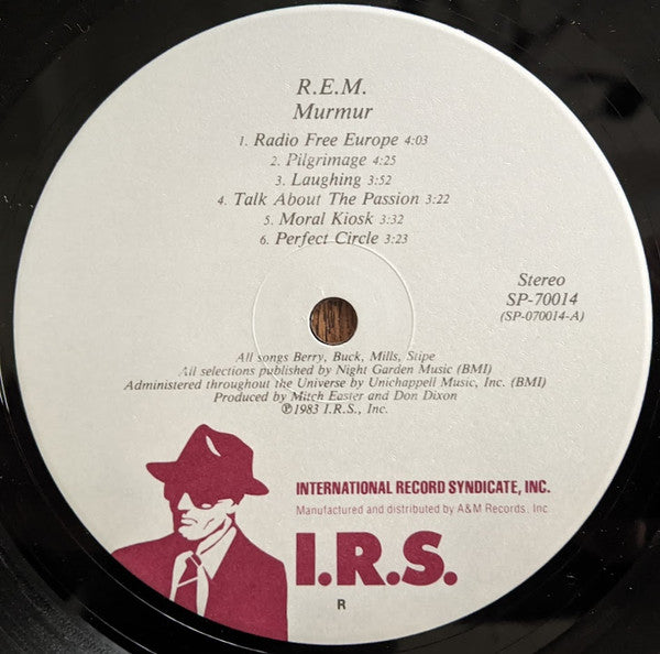 R.E.M. : Murmur (LP, Album, tra)