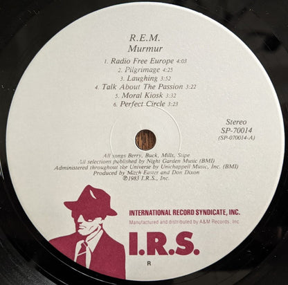 R.E.M. : Murmur (LP, Album, tra)