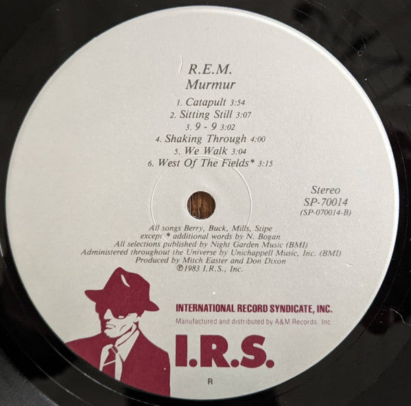 R.E.M. : Murmur (LP, Album, tra)