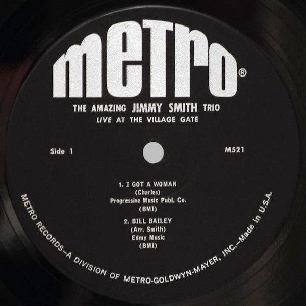 The Amazing Jimmy Smith Trio* : Live At The Village Gate (LP, Album, Mono)