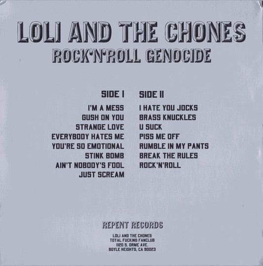 Loli And The Chones* : Total Fucking Genocide (LP, Album)