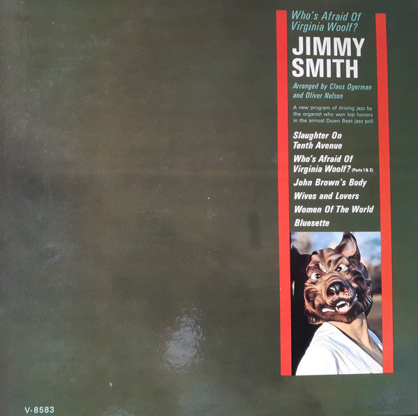 Jimmy Smith : Who's Afraid Of Virginia Woolf? (LP, Album, Mono, RE, Gat)