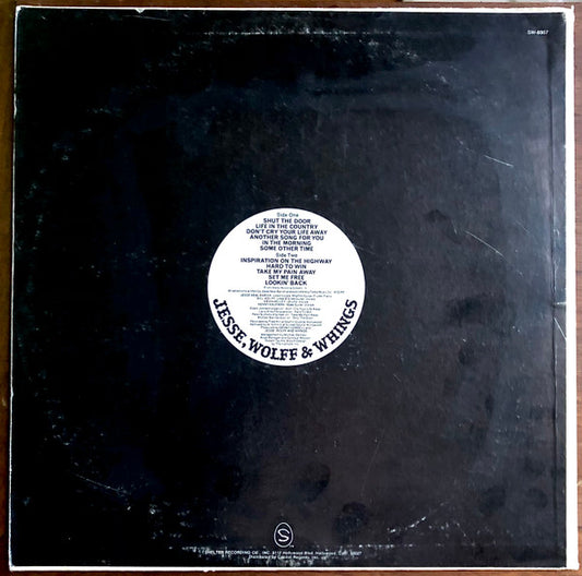 Jesse, Wolff & Whings* : Jesse, Wolff & Whings (LP, Album)