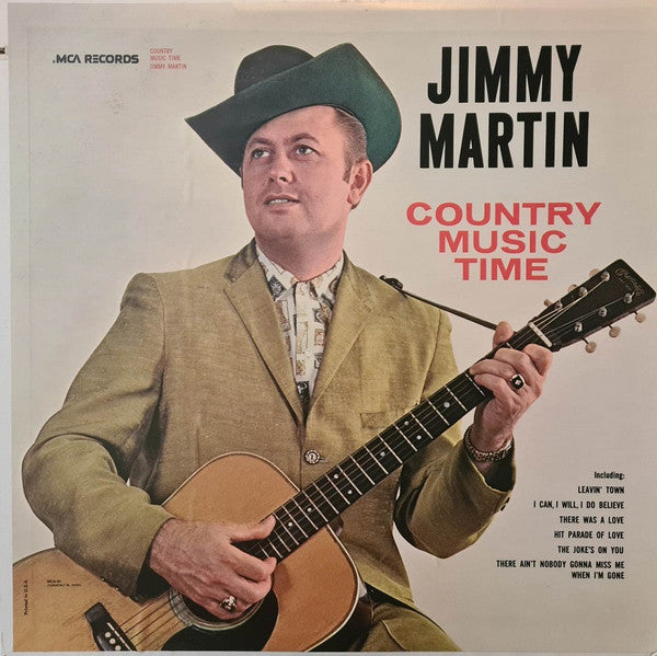Jimmy Martin : Country Music Time (LP, Album, RE, RP, Blu)