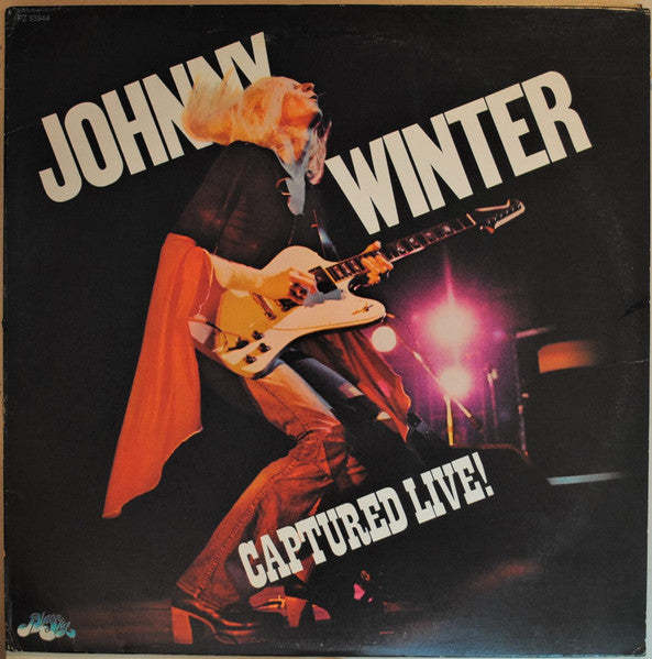 Johnny Winter : Captured Live! (LP, Album, Pit)