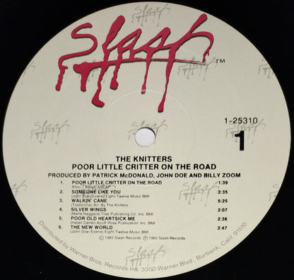 The Knitters : Poor Little Critter On The Road (LP, Album, All)