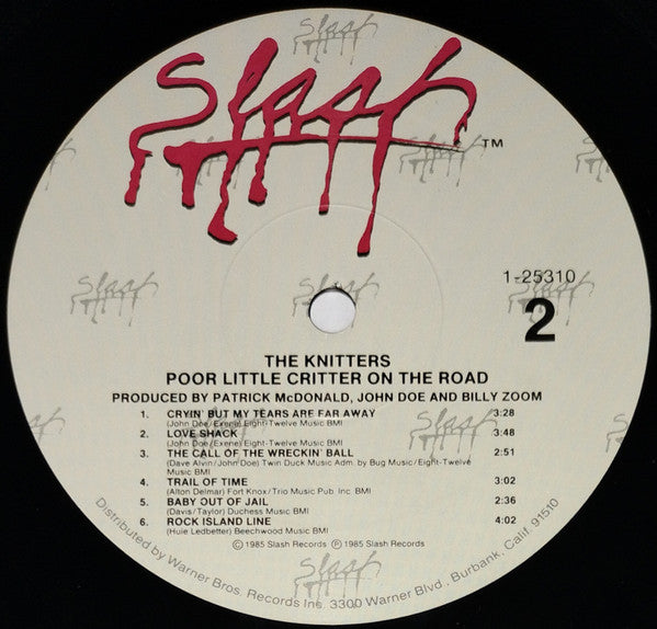 The Knitters : Poor Little Critter On The Road (LP, Album, All)