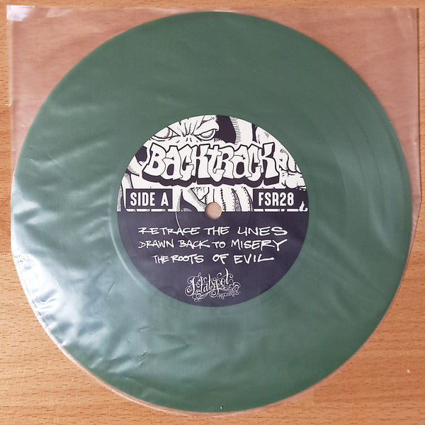 Backtrack (2) : Deal With The Devil (7", EP, RE, RP, Gre)