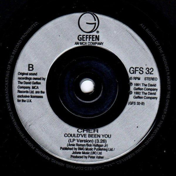 Cher : Whenever You're Near (7", Single)