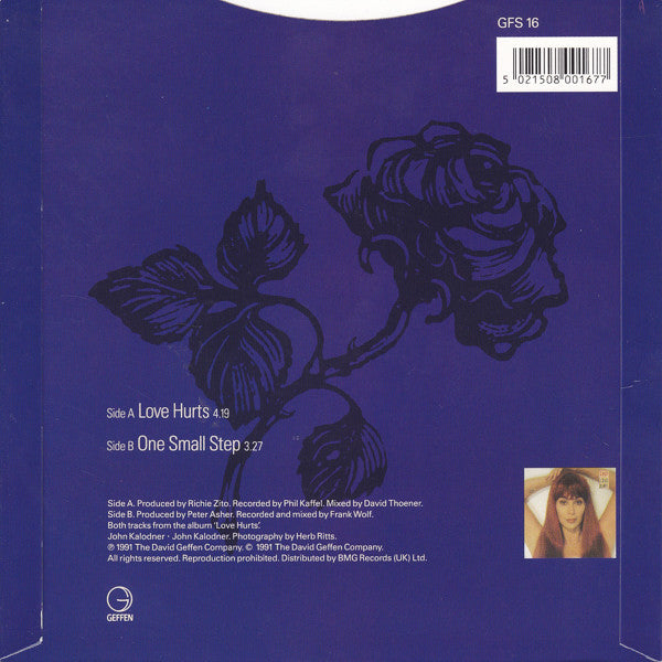 Cher : Love Hurts (7", Single, Inj)