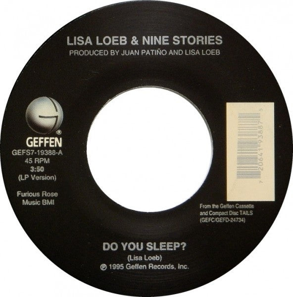 Lisa Loeb & Nine Stories : Do You Sleep? (7", Single)