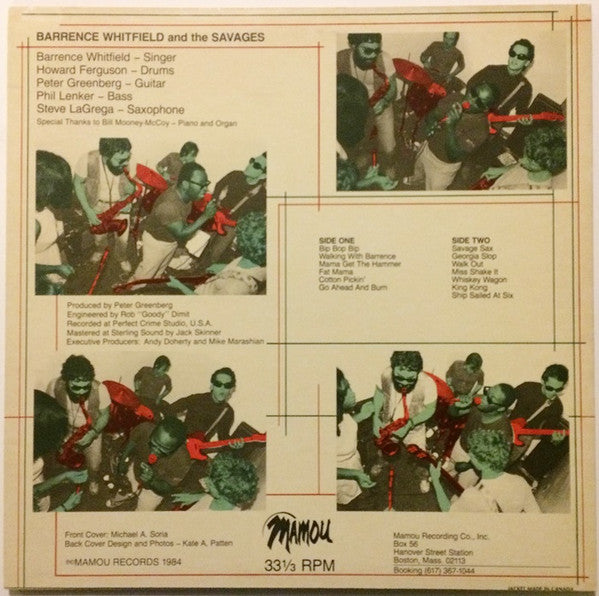 Barrence Whitfield And The Savages : Barrence Whitfield And The Savages (LP, Album)