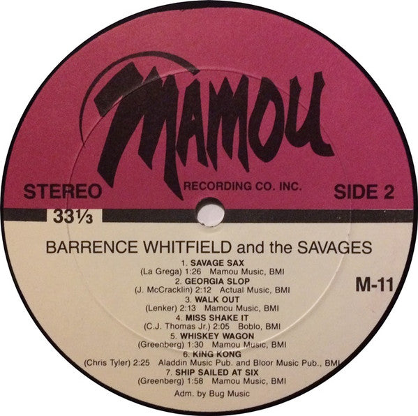 Barrence Whitfield And The Savages : Barrence Whitfield And The Savages (LP, Album)