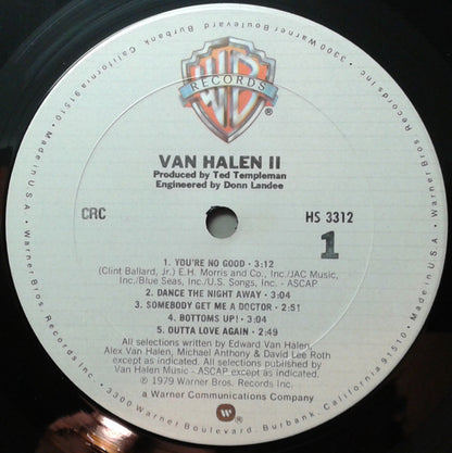 Van Halen : Van Halen II (LP, Album, Club, CRC)