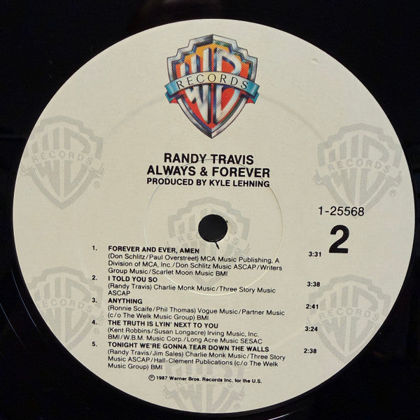 Randy Travis : Always And Forever (LP, Album, All)