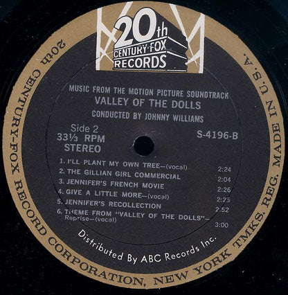 Dory Previn And Andre Previn* Conducted By Johnny Williams* : Valley Of The Dolls (Music From The Motion Picture Soundtrack) (LP, Album)