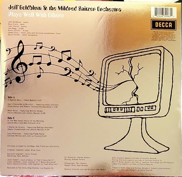 Jeff Goldblum & The Mildred Snitzer Orchestra : Plays Well With Others (12", EP)