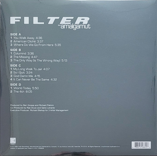 Filter (2) : The Amalgamut (2xLP, Album, RE)