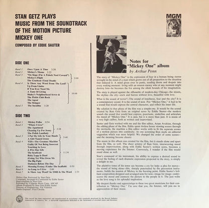 Stan Getz : Mickey One (LP, Album)