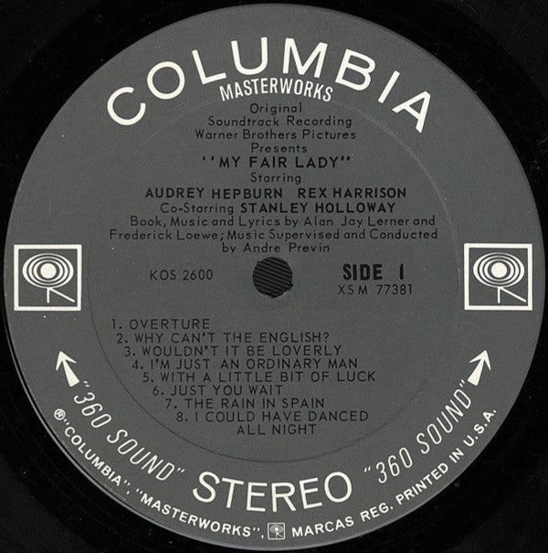 Audrey Hepburn, Rex Harrison : My Fair Lady Soundtrack (LP, Album, Gat)
