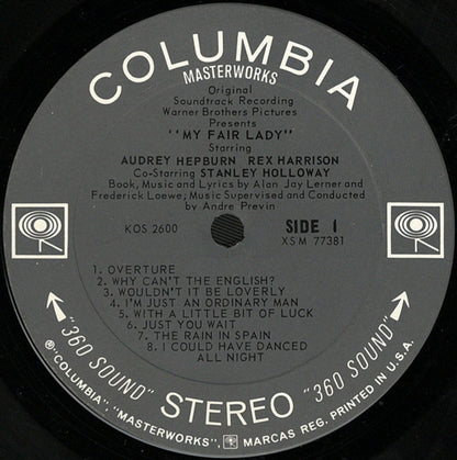 Audrey Hepburn, Rex Harrison : My Fair Lady Soundtrack (LP, Album, Gat)