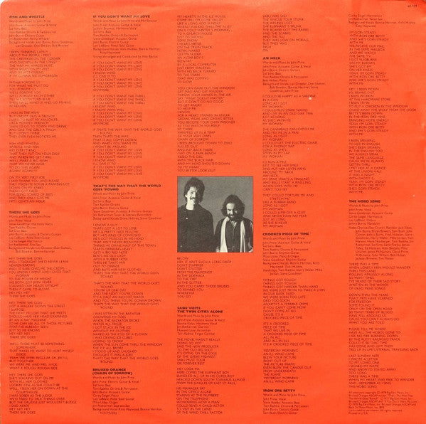 John Prine : Bruised Orange (LP, Album, SP )