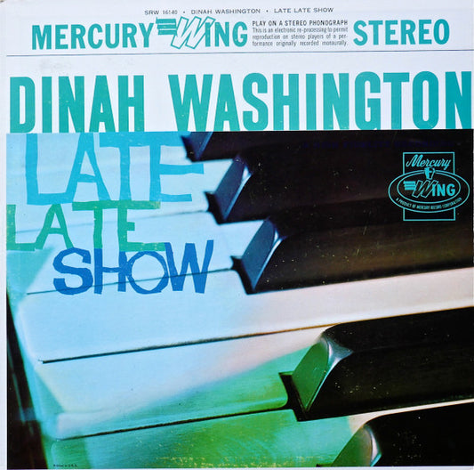 Dinah Washington : Late Late Show (LP, Comp)