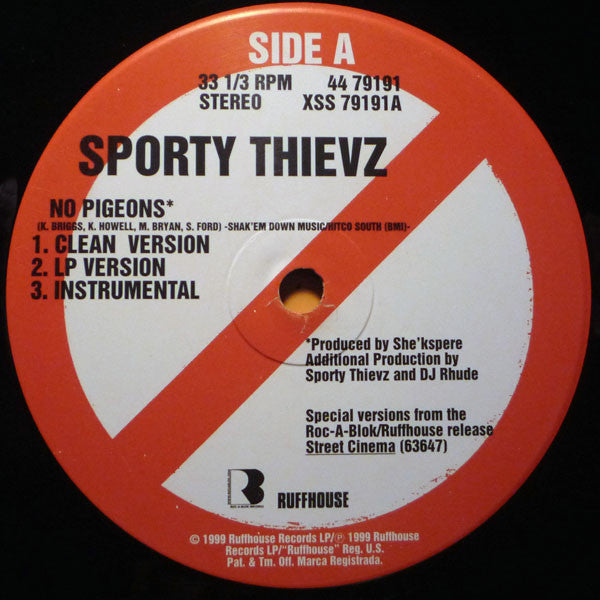 Sporty Thievz : No Pigeons (12")