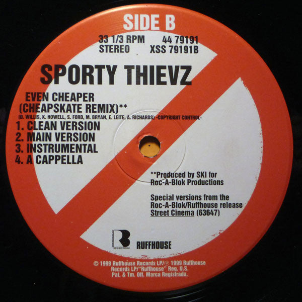 Sporty Thievz : No Pigeons (12")