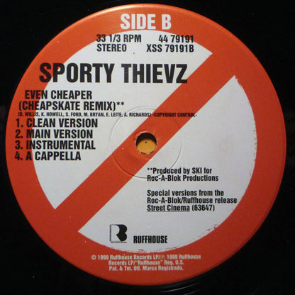 Sporty Thievz : No Pigeons (12")